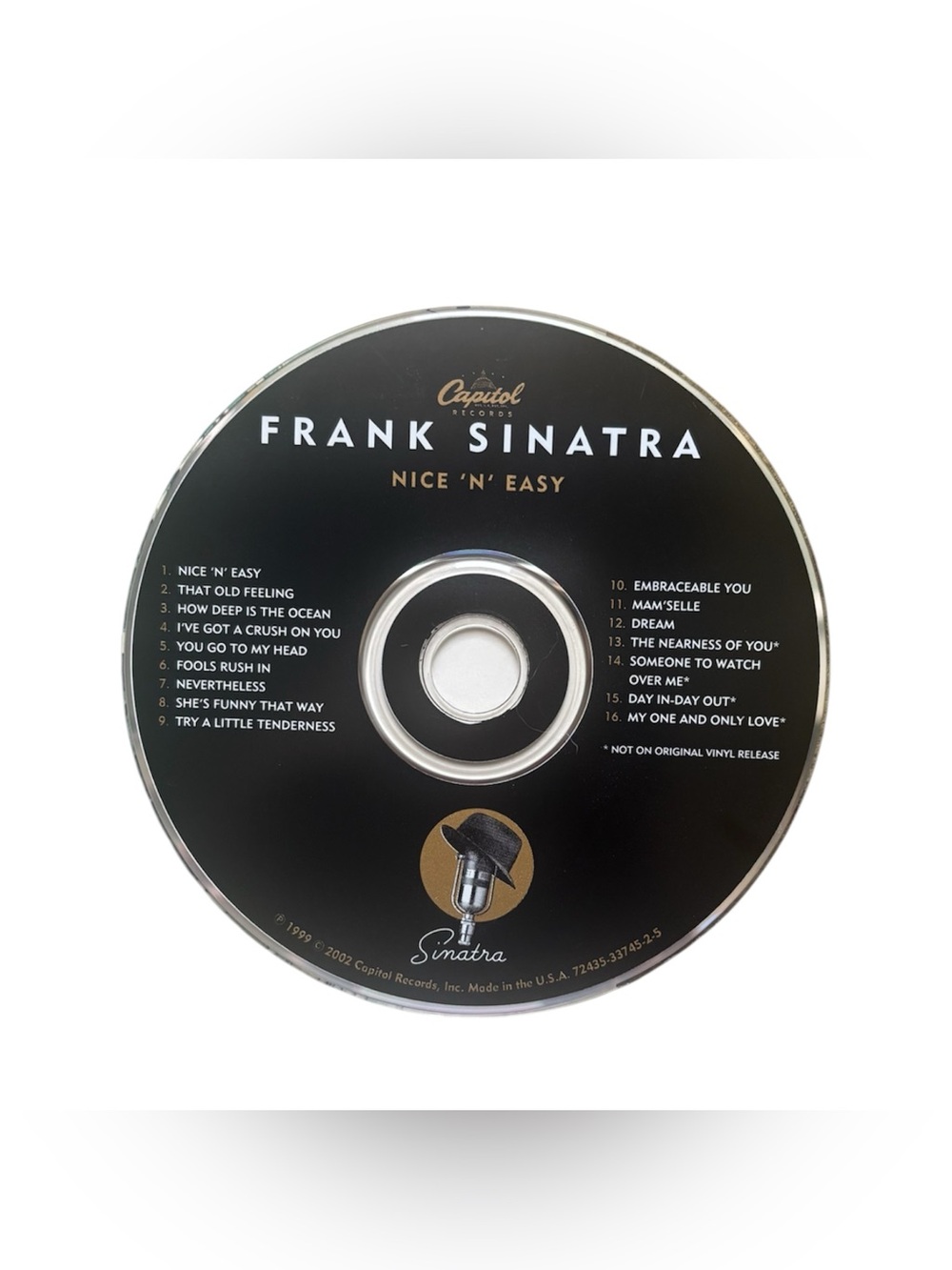 Frank Sinatra - Nice 'N' Easy CD (2002 Capitol Remaster) - DISC ONLY